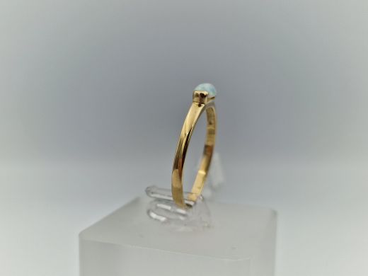 Золотое кольцо, 1.26 г, разм. 18.5