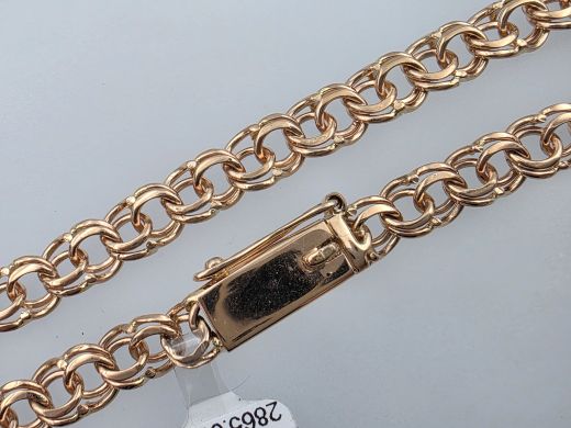 Zelta ķēdīte, 30.16 g, izm. 60 cm