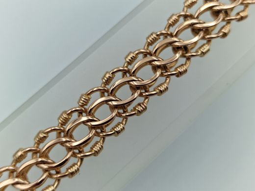 Золотой браслет, 38.84 г, разм. 21