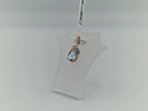 Zelta kulons ar cirkoniju, 1.27 g