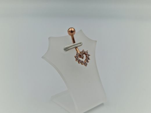 Золотой кулон с цирконом, 1.35 г