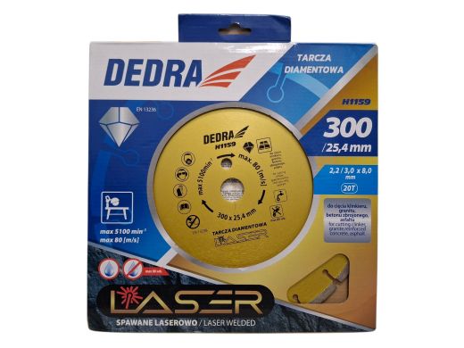 Dedra Disks Laser 300 Mm / 25,4 H1159
