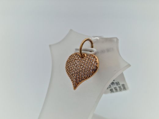 Zelta kulons ar cirkoniju, 1.69 g