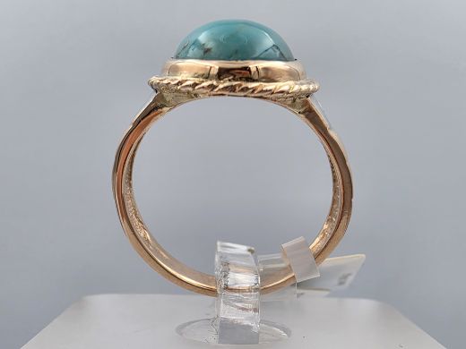 Gold ring with diamond, 5.43 g, size 16.5