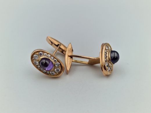 Золотой кулон с цирконом, 6.55 г