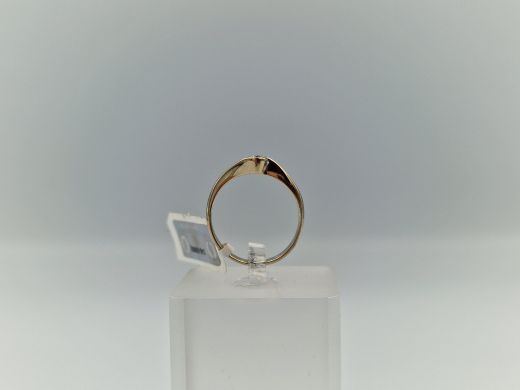 Zelta gredzens ar briljantu, 2.32 g, izm. 17.5