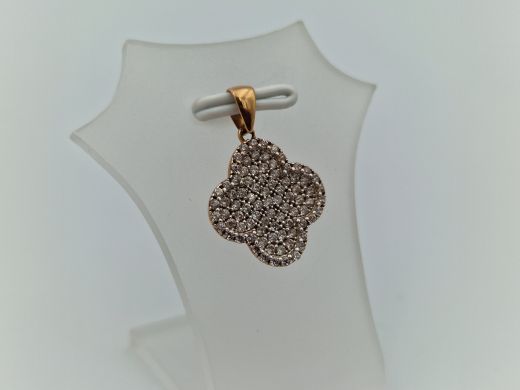 Zelta kulons ar cirkoniju, 1.57 g