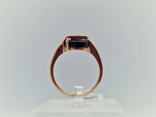 Zelta gredzens ar cirkoniju, 2.56 g, izm. 17