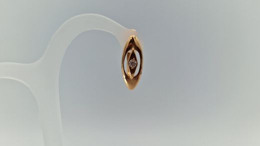 Zelta auskari ar cirkoniju, 1.89 g