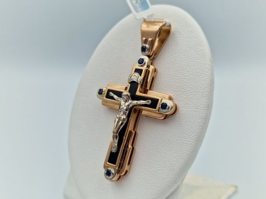Zelta kulons ar safīriem, 18.39 g