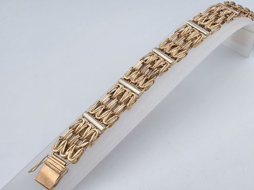 Золотой браслет, 84.63 г, разм. 24 cm