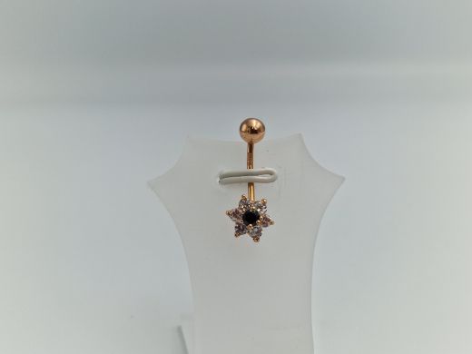 Золотой кулон с цирконом, 1.11 г