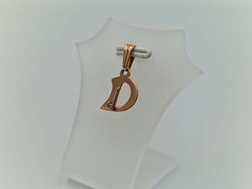 Zelta kulons ar cirkoniju, 0.67 g