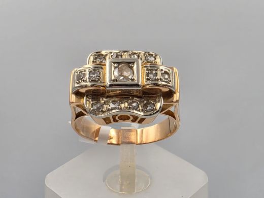 Gold ring, 6.19 g, size 18.5