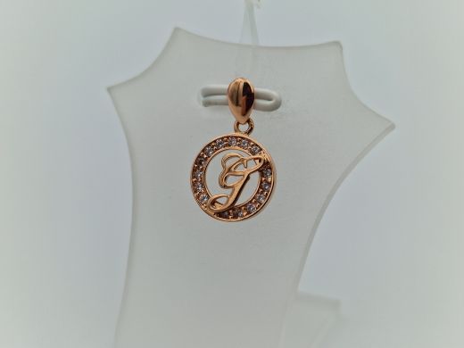 Zelta kulons ar cirkoniju, 0.84 g