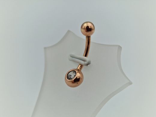 Золотой кулон с цирконом, 0.87 г