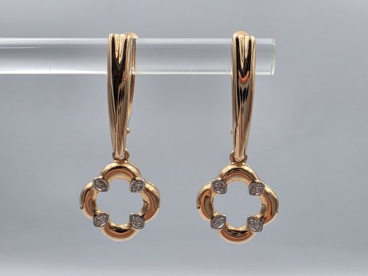 Золотые серьги, 3.80 г