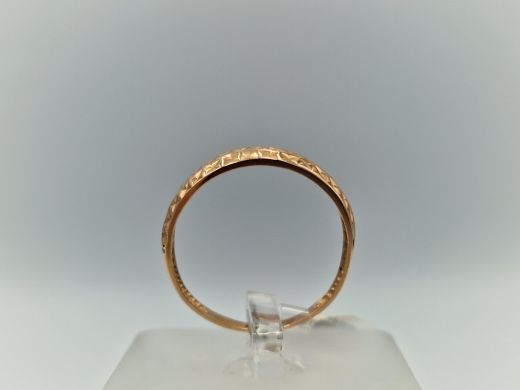 Zelta gredzens, 1.42 g, izm. 19
