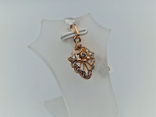 Zelta kulons ar cirkoniju, 1.33 g