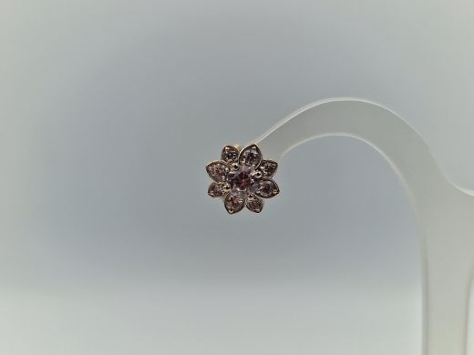 Zelta auskari ar cirkoniju, 1.92 g