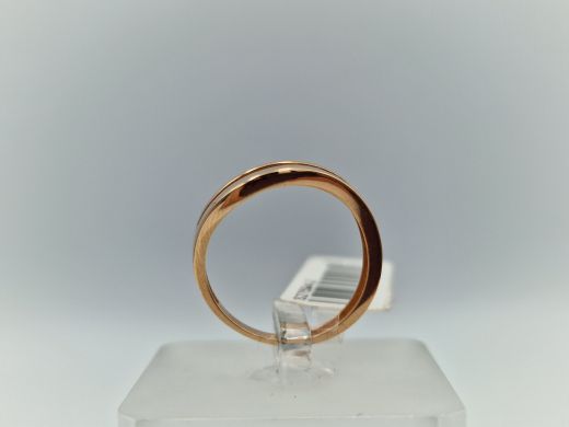 Zelta gredzens ar cirkoniju, 2.21 g, izm. 19