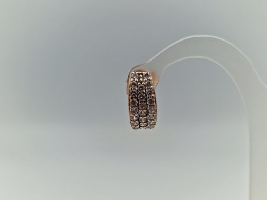 Zelta auskari ar cirkoniju, 2.31 g