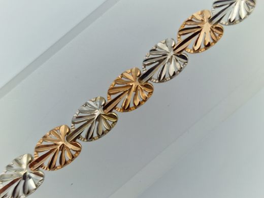 Zelta rokassprādze, 6.63 g, izm. 18