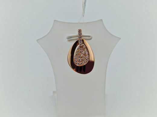 Zelta kulons ar cirkoniju, 1.03 g