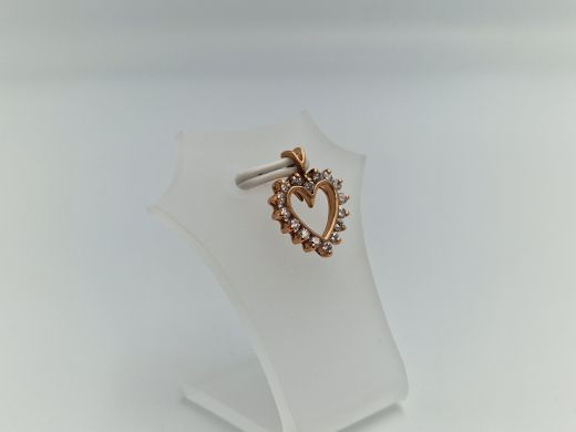 Zelta kulons ar cirkoniju, 1.33 g