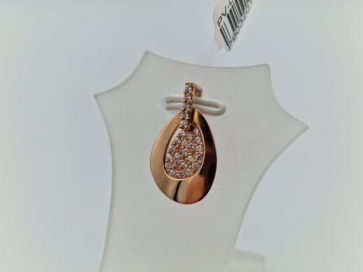 Zelta kulons ar cirkoniju, 1.03 g