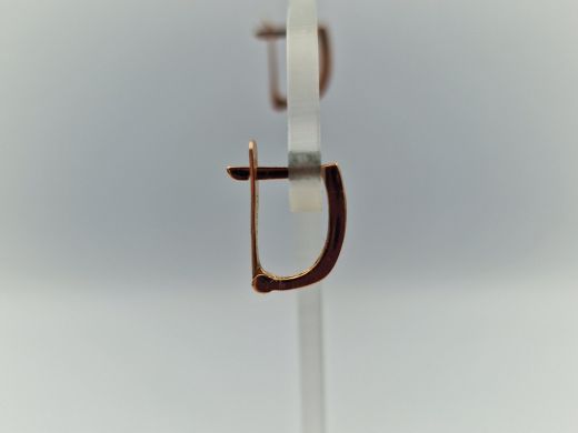 Zelta auskari ar cirkoniju, 1.23 g