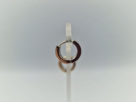 Золотые серьги с цирконом, 4.86 г