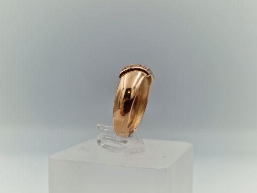 Zelta gredzens ar cirkoniju, 2.23 g, izm. 16