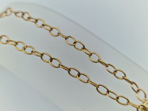 Zelta rokassprādze ar dzintaru, 1.92 g, izm. 18