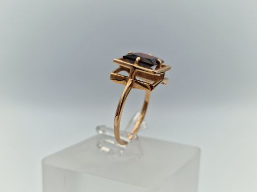 Zelta gredzens ar cirkoniju, 2.49 g, izm. 17