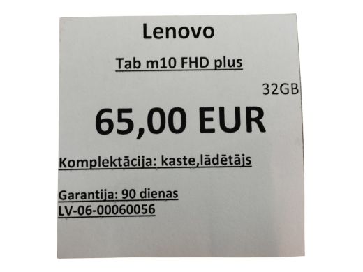 Lenovo Tab M10 Fhd Plus