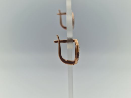 Zelta auskari ar cirkoniju, 1.87 g