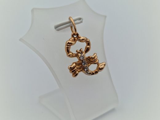 Zelta kulons ar cirkoniju, 1.68 g