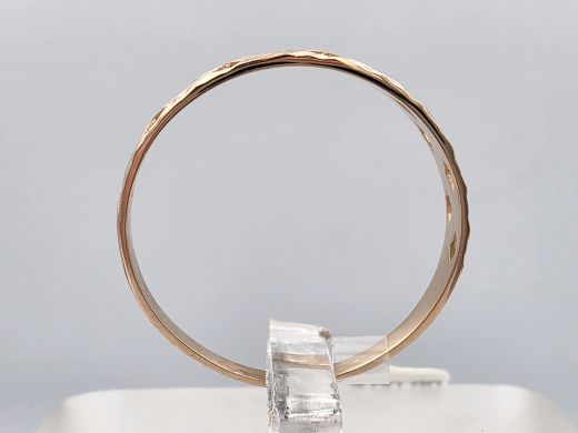 Gold ring, 0.96 g, size 17