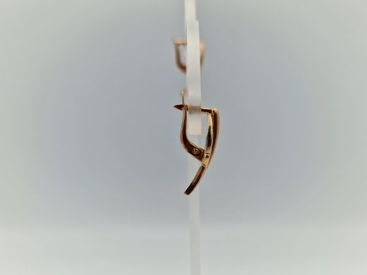 Zelta auskari ar cirkoniju, 3.88 g