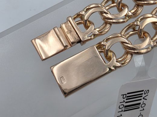 Золотой браслет, 27.2 г, разм. 24cm