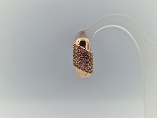 Zelta auskari ar cirkoniju, 2.83 g