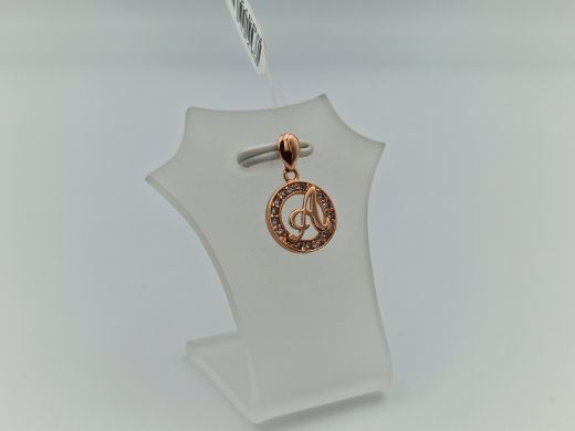 Zelta kulons ar cirkoniju, 0.88 g