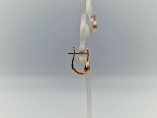 Zelta auskari ar cirkoniju, 3.01 g