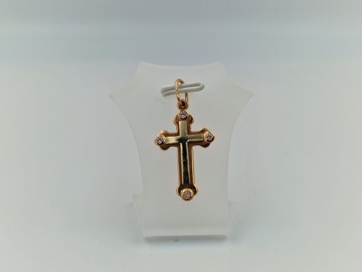 Золотой кулон с цирконом, 1.57 г