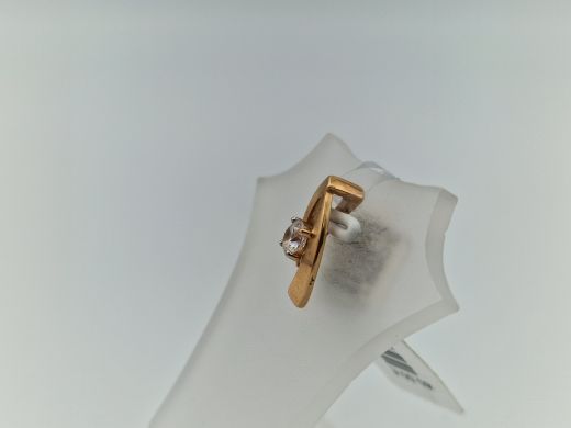 Zelta kulons ar cirkoniju, 1.14 g