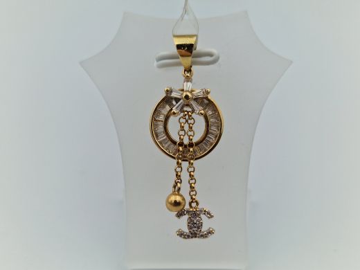 Zelta kulons ar cirkoniju, 2.11 g