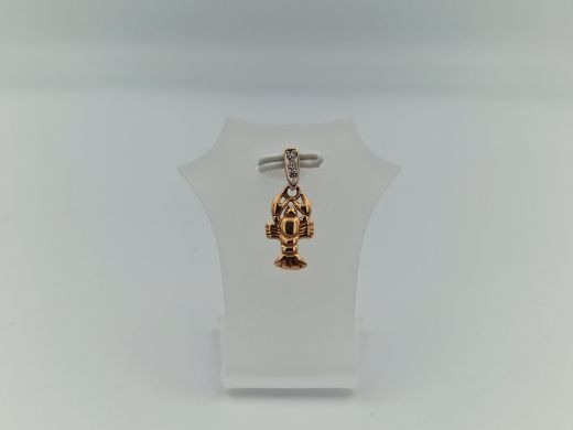 Zelta kulons ar cirkoniju, 1.05 g