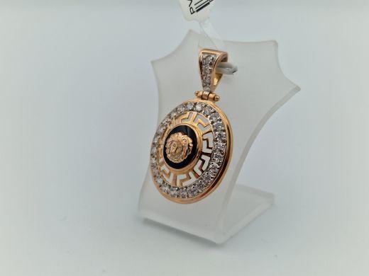 Zelta kulons ar cirkoniju, 4.95 g