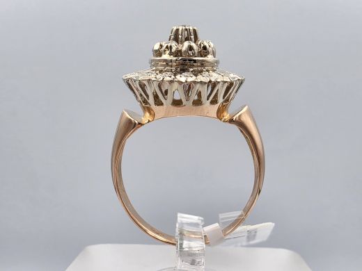 Золотое кольцо с бриллиантом, 3.79 г